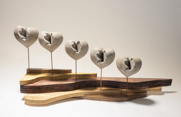 A Broken Heart: The Law of Repetition — Original Sculpture